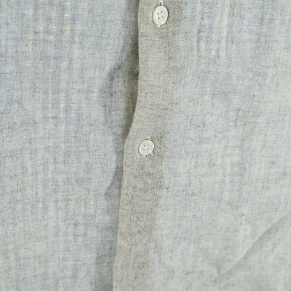 COMME des GARCONS HOMME DEUX(コムデギャルソン オムドゥ) 19AW AD2019 ドッキング ロングスリーブ ギンガムチェックシャツ ブルー/グレー DD-B030