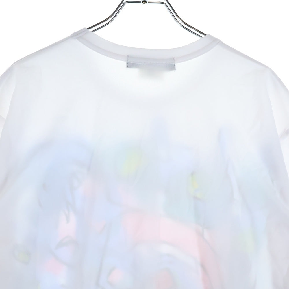 COMME des GARCONS HOMME DEUX(コムデギャルソン オムドゥ) 22SS AD2021 RAMUNTCHO MATTA ラムンショー マッタ フロントプリント クルーネック半袖Tシャツ カットソー ホワイト DI-T006