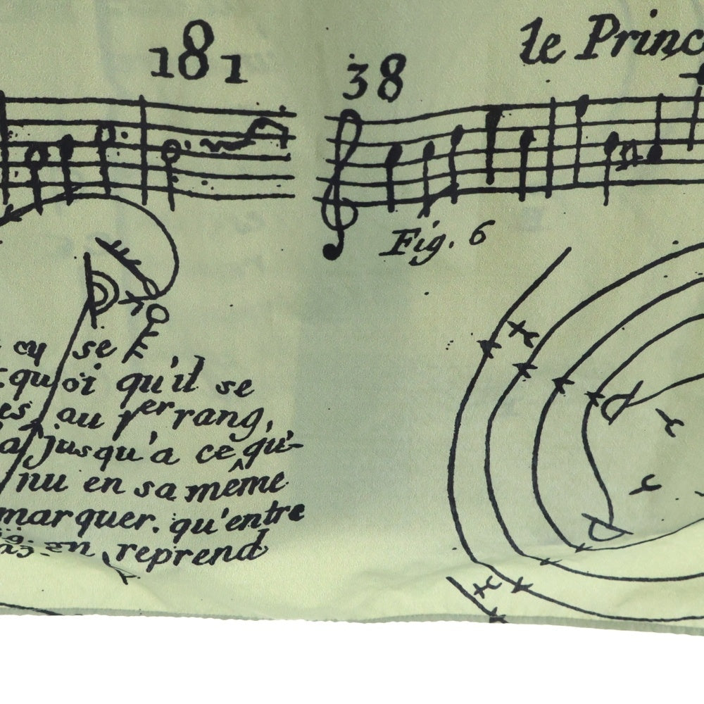 COMME des GARCONS HOMME DEUX(コムデギャルソン オムドゥ) 20SS AD2019 メッセージデザイン ロングスリーブ スタンドカラーシャツ カーキ DE-B058