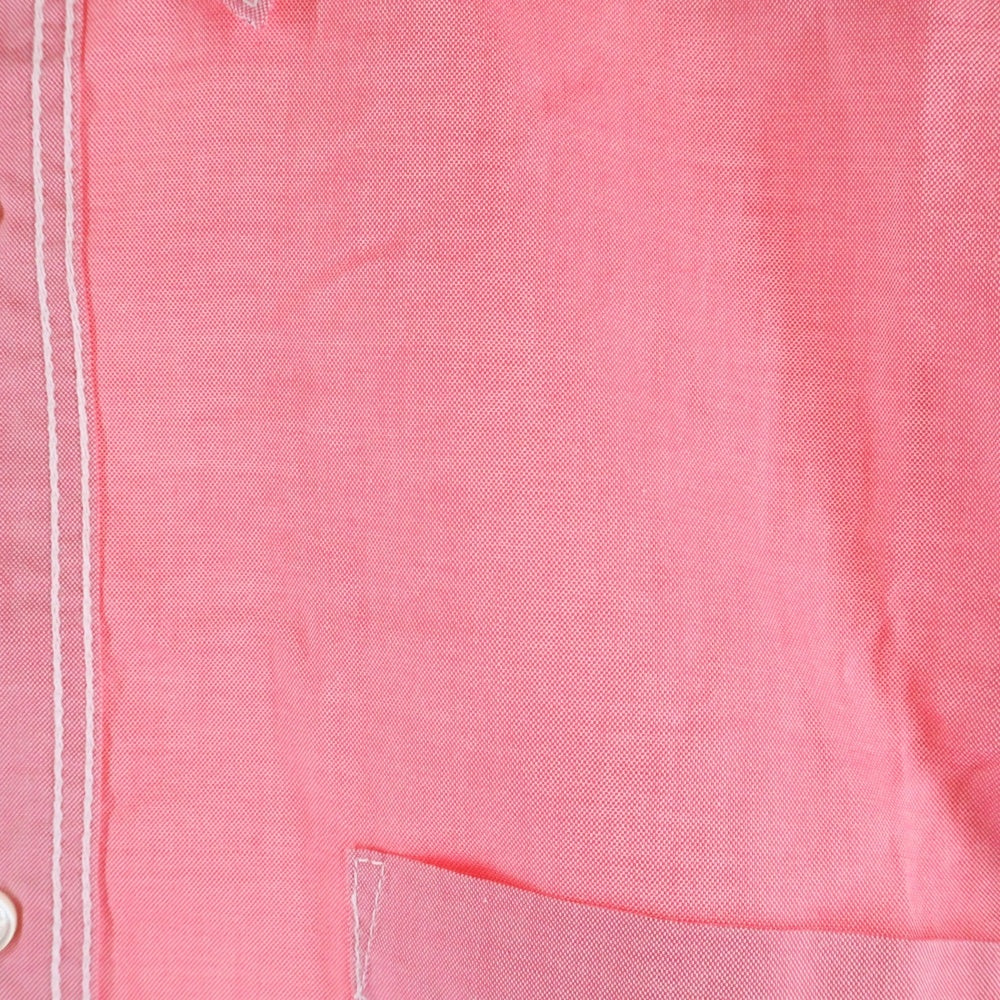 COMME des GARCONS HOMME(コムデギャルソンオム) 19SS AD2018 ステッチデザイン ロングスリーブ コットンシャツ ピンク HC-B004