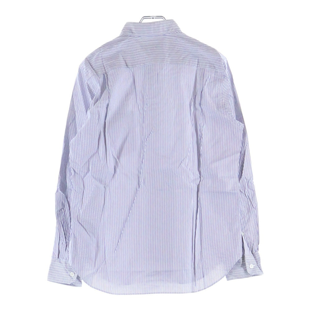 COMME des GARCONS HOMME(コムデギャルソンオム) 18AW AD2018 ストライプ ロングスリーブ コットンシャツ ブルー/ホワイト HB-B030