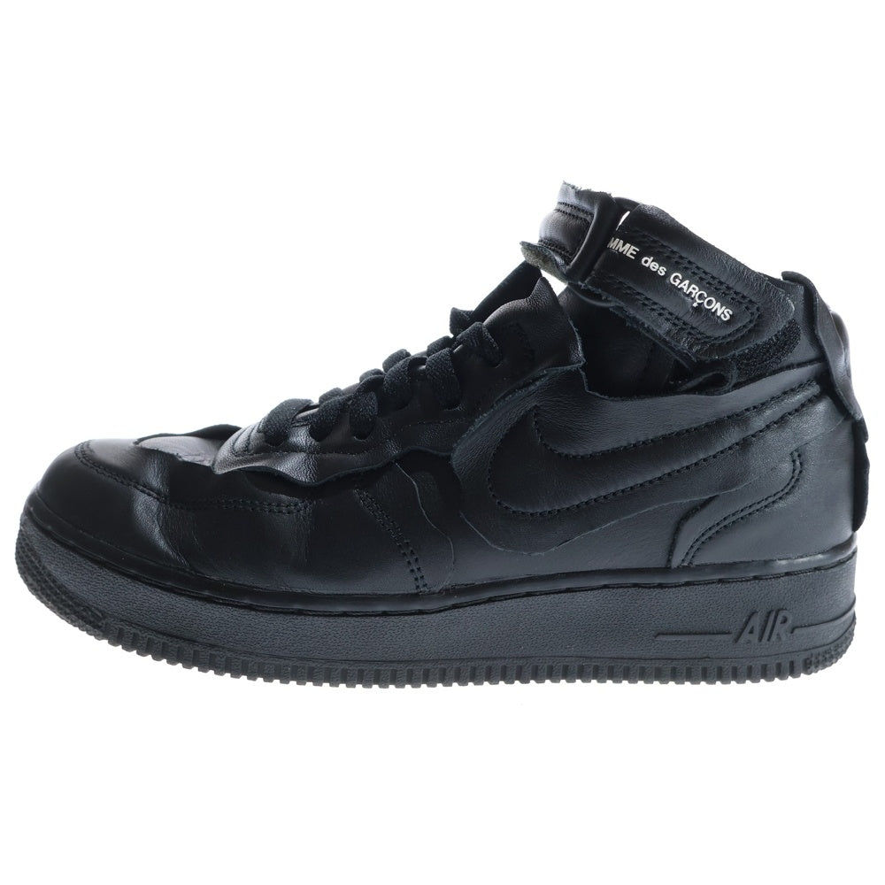 NIKE(ナイキ) ×COMME des GARCONS HOMME PLUS AIR FORCE 1 MID コムデギャルソンオムプリュス エアフォース1 ミッドカットスニーカー レディース US6.5/24.5cm DC3601-001