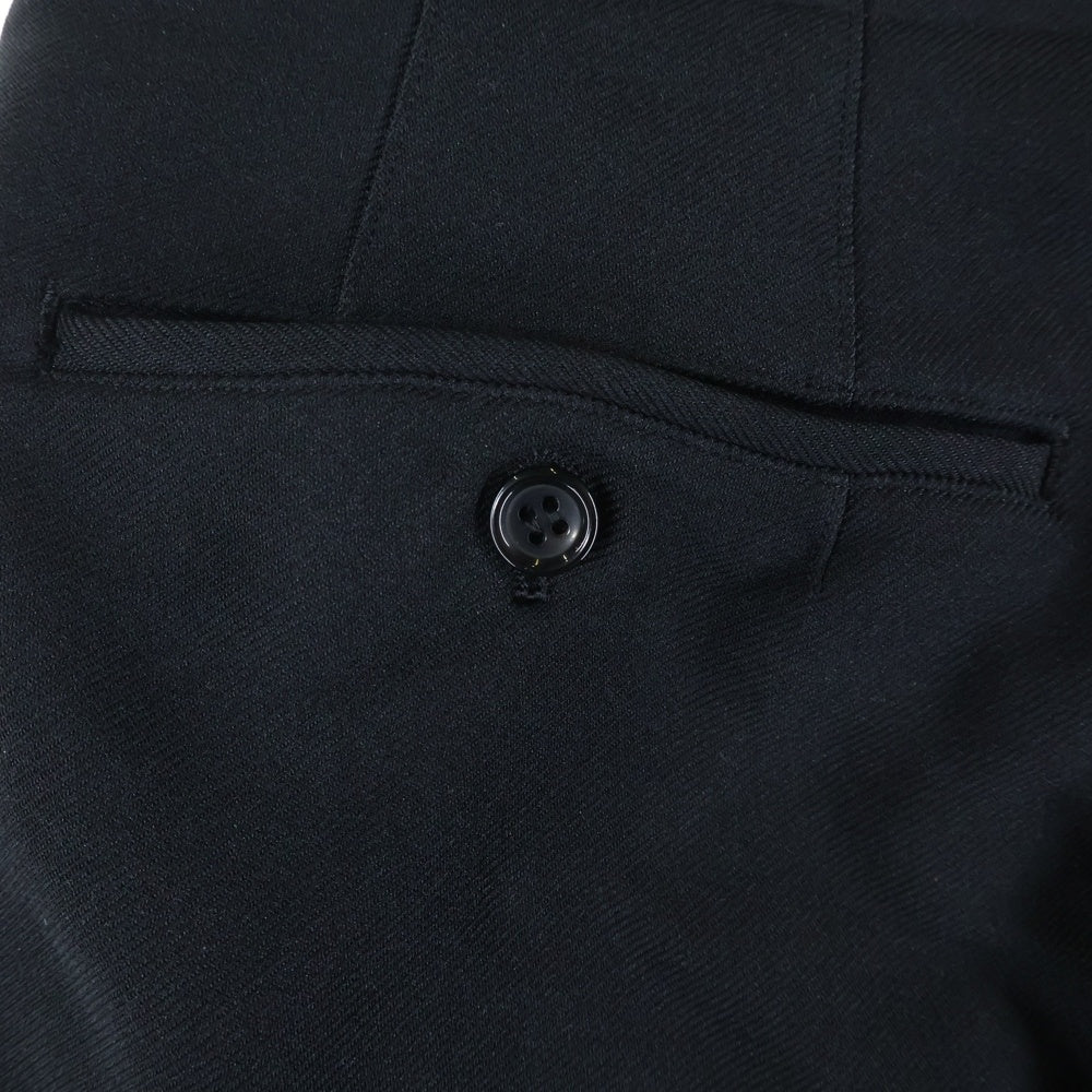 COMME des GARCONS COMME des GARCONS(コムデギャルソンコムデギャルソン) 23AW AD2023 ジップスリット テーパードスラックス バルーンパンツ レディース ブラック RL-P005