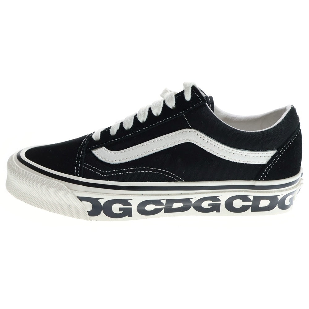VANS(ヴァンズ) ×COMME des GARCONS CDG OLD SKOOL LX コムデギャルソンCDG オールドスクール ローカットスニーカー レディース ブラック/ホワイト US6/24cm VN0A4P3X60E