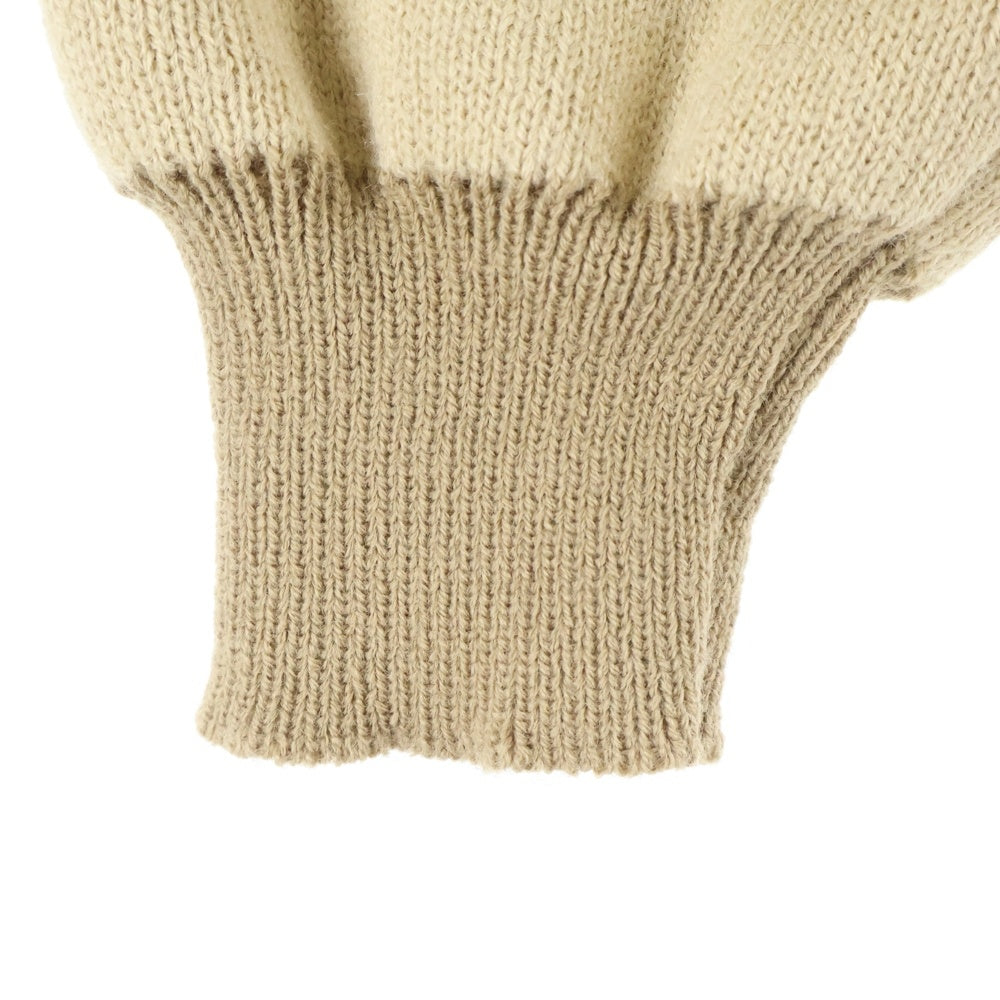 COMME des GARCONS SHIRT(コムデギャルソンシャツ) 21SS ×LOCHAVEN OF SCOTLAND ロックエーベン オブ スコットランド アクリル ニットカーディガン ブラウン/ベージュ FG-N009