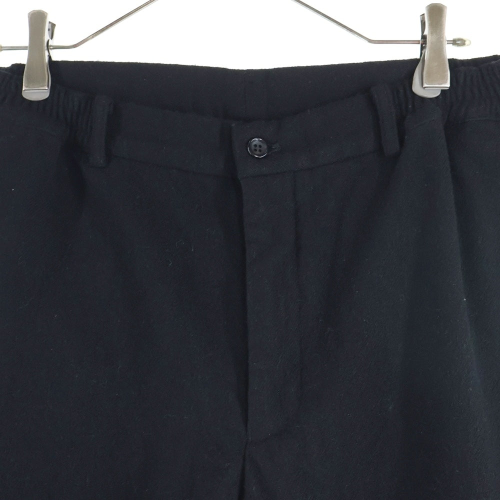 COMME des GARCONS HOMME DEUX(コムデギャルソン オムドゥ) 20AW AD2020 WOOL TROUSER 縮絨ウールパンツ ブラック DF-P041