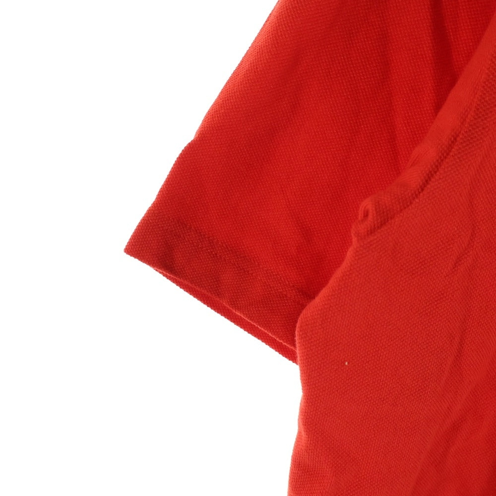 COMME des GARCONS SHIRT(コムデギャルソンシャツ) ×LACOSTE ラコステ フロント刺繍 ショートスリーブ ポロシャツ レッド FL-T003