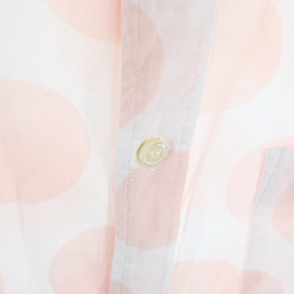 COMME des GARCONS SHIRT(コムデギャルソンシャツ) 18SS 水玉 ショートスリーブ コットンシャツ レディース ピンク/ホワイト S26070