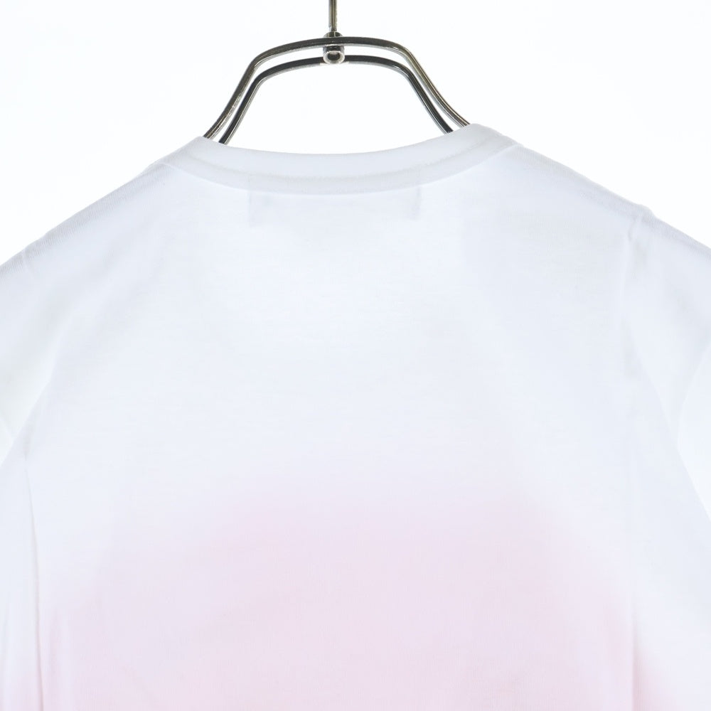 COMME DES GARCONS GIRL(コムデギャルソンガール) 25AW AD2025 吉野マオ 大きな花 クルーネック半袖Tシャツ カットソー レディース ホワイト/ピンク NP-T015