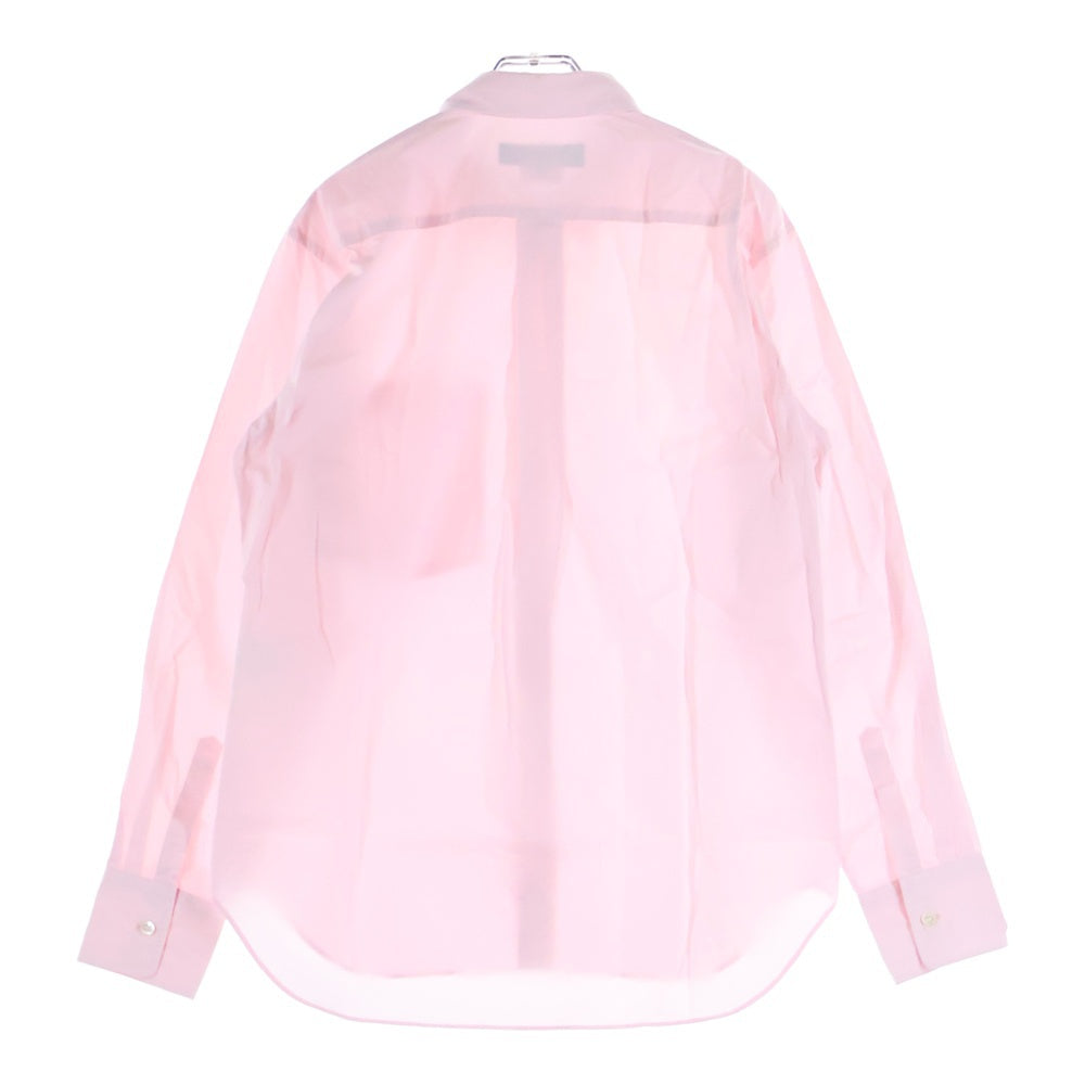 COMME des GARCONS HOMME DEUX(コムデギャルソン オムドゥ) 19SS AD2018 スタンダードカラー 長袖シャツ ピンク DC‐B042