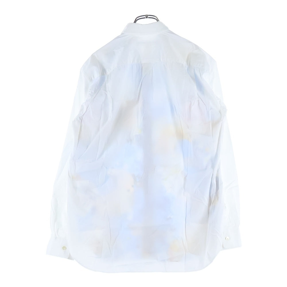 COMME des GARCONS SHIRT(コムデギャルソンシャツ) 20AW × FUTURA フューチュラ 総柄 グラフィック 長袖 シャツ ブルー W28006