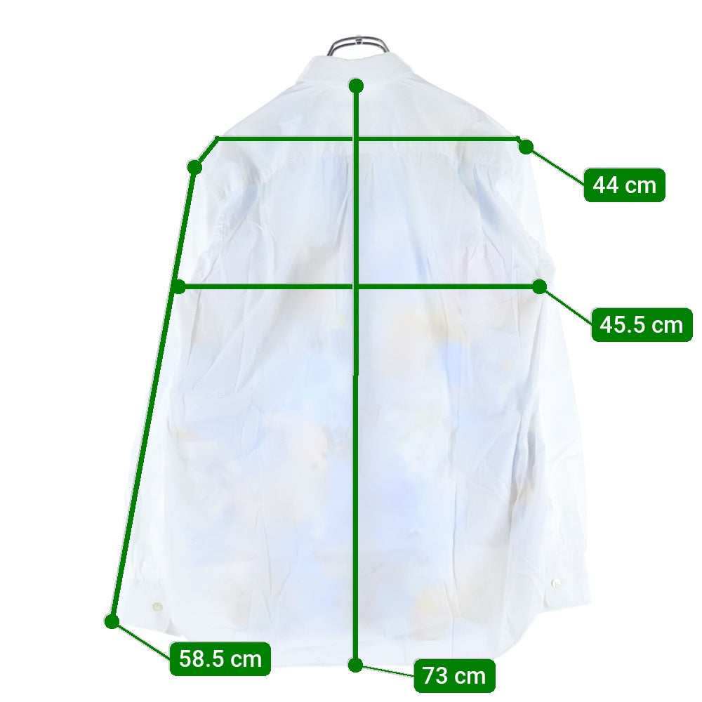 COMME des GARCONS SHIRT(コムデギャルソンシャツ) 20AW × FUTURA フューチュラ 総柄 グラフィック 長袖 シャツ ブルー W28006