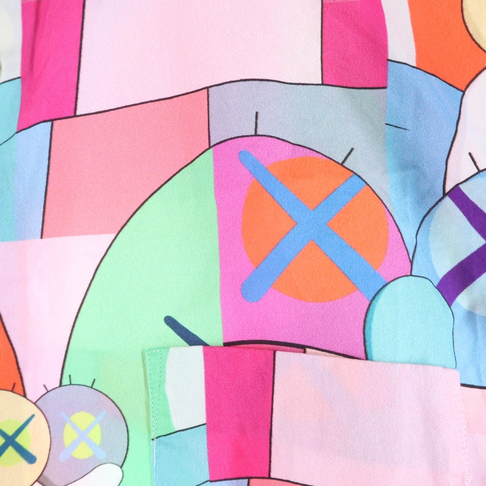 COMME des GARCONS SHIRT(コムデギャルソンシャツ) 21AW ×KAWS カウズ 総柄 長袖 シャツ マルチ FH-B019