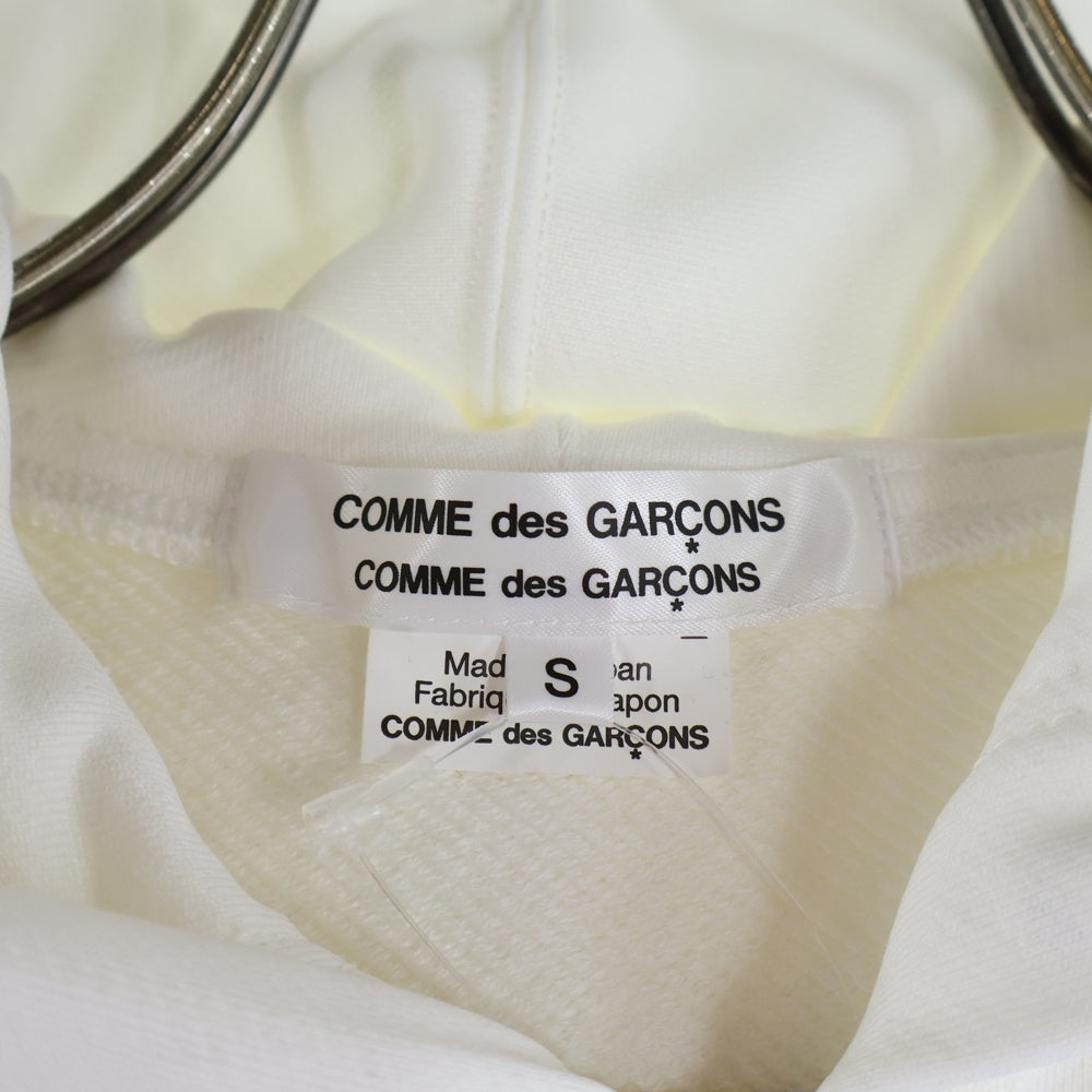COMME des GARCONS COMME des GARCONS(コムデギャルソンコムデギャルソン) 25AW フォトプリント ジップアップスウェットパーカー フーディー ホワイト RP-T018
