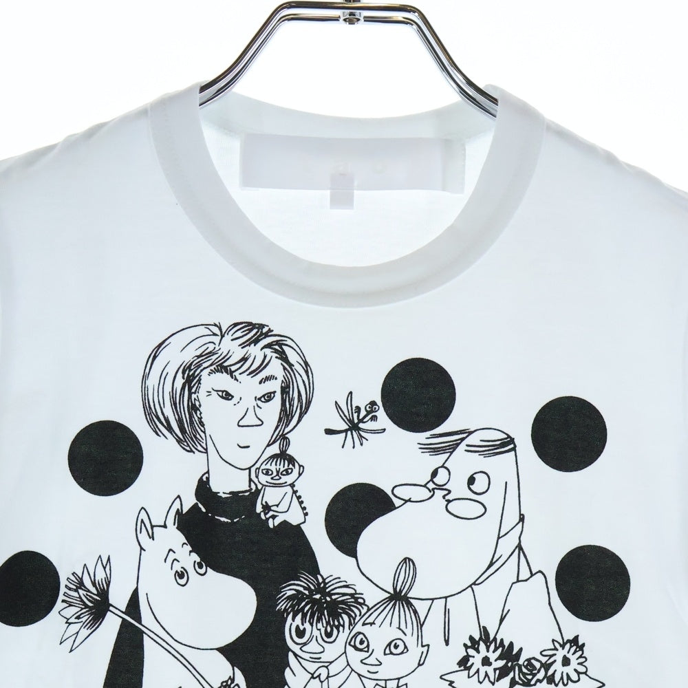 TAO COMME des GARCONS(タオコムデギャルソン) 25SS AD2024 ×MOOMIN ムーミン フロントプリント クルーネック半袖Tシャツ カットソー キッズ ホワイト TO-T011