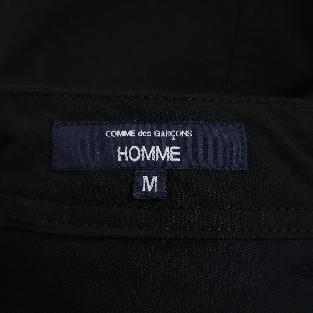 COMME des GARCONS HOMME(コムデギャルソンオム) 25SS AD2025 コンパクトウェザー ワイドカーゴパンツ ブラック HO-P011