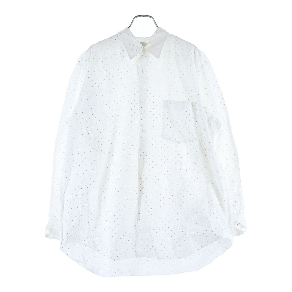 COMME des GARCONS HOMME(コムデギャルソンオム) 94SS AD1993 田中オム ドット総柄 長袖シャツ ホワイト