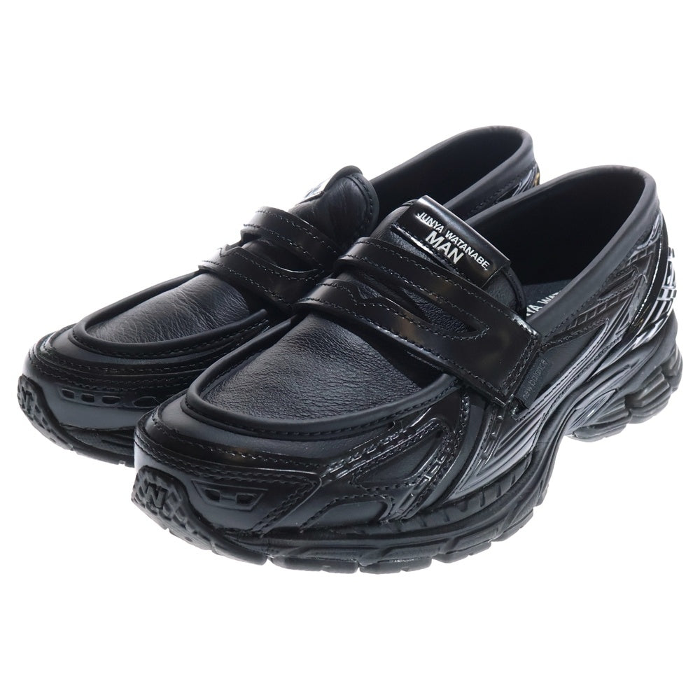 New Balance(ニューバランス) × JUNYA WATANABE MAN U1906LCD ジュンヤワタナベ マン レザー ローファー ローカットスニーカー ブラック US7/25cm