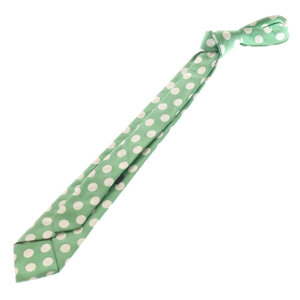 COMME des GARCONS HOMME DEUX(コムデギャルソン オムドゥ) 水玉 シルク ネクタイ グリーン