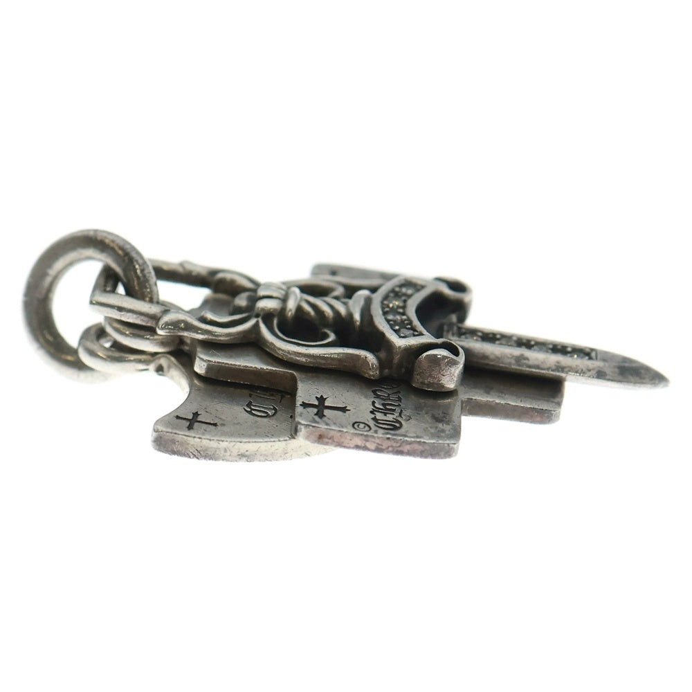CHROME HEARTS(クロムハーツ) 3TRINKETS A/P DMND 3トリンケッツ アフター PAVEダイヤ ペンダントトップ シルバー レディース