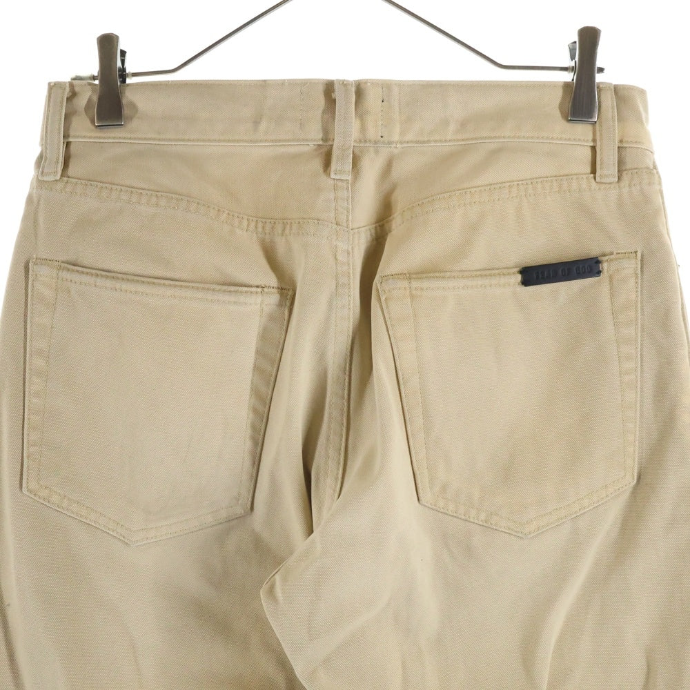 FEAR OF GOD(フィアオブゴッド) SEVEN COLLECTION セブンスコレクション ボタンフライ スキニーデニムパンツ ベージュ FG40-020