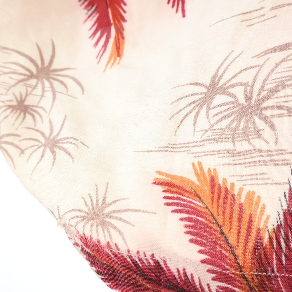 VINTAGE(ヴィンテージ) 60S South Pacific 総柄アロハシャツ レーヨン半袖シャツ レッド