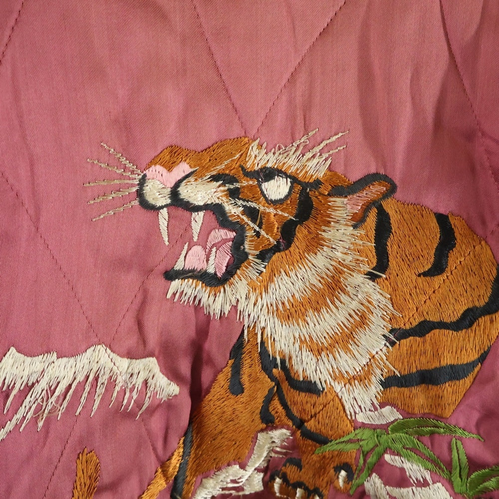 VINTAGE(ヴィンテージ) 50S KOREA Souvenir Jacket リバーシブル スーベニアジャケット スカジャン ブルー/レッド