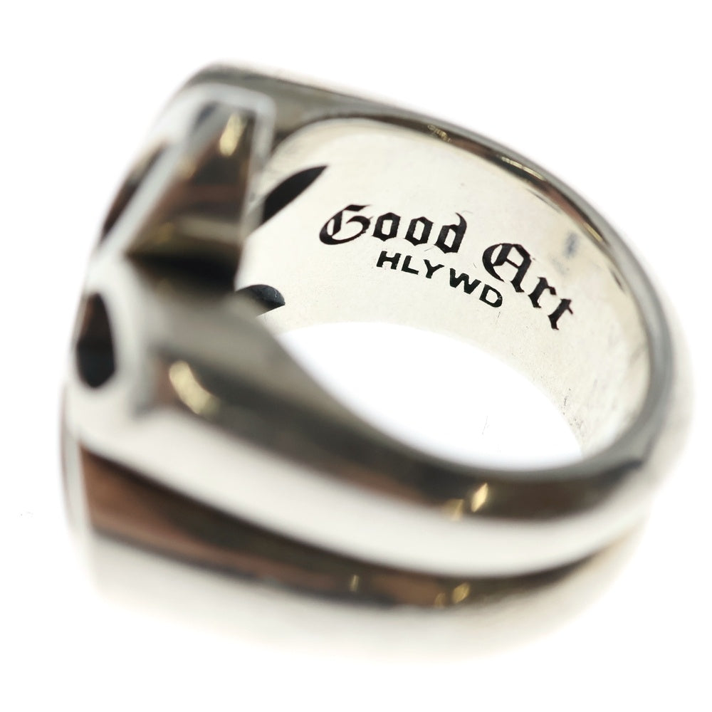 good art hlywd(グッドアートハリウッド) MODEL 28 RING LARGE モデル28 リングラージ フラワーモチーフリング シルバー レディース