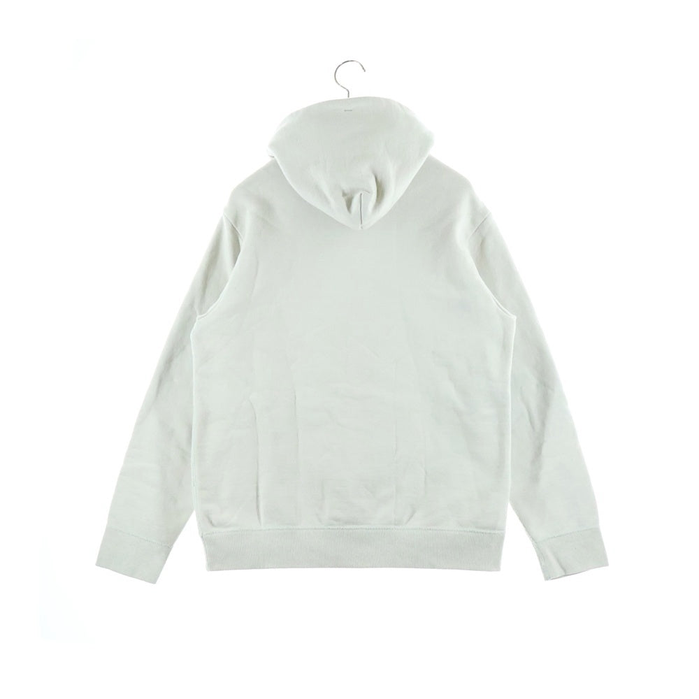 STILL BY HAND(スティルバイハンド) ダブルポケット ステッチデザイン フーデッド ジップアップ スウェット パーカー ホワイト CS00213