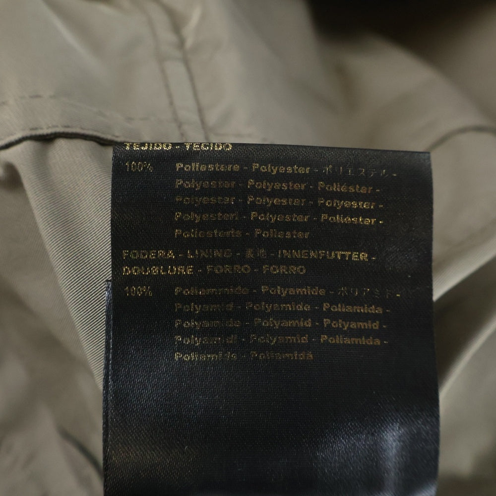 MOORER(ムーレー) PORTO-KM マルチポケット スタンドカラー トレンチコート ブラウン