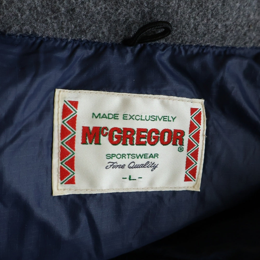 McGREGOR(マクレガー) アームロゴパッチ 中綿 フーデッドジャケット ベージュ MM13-7609