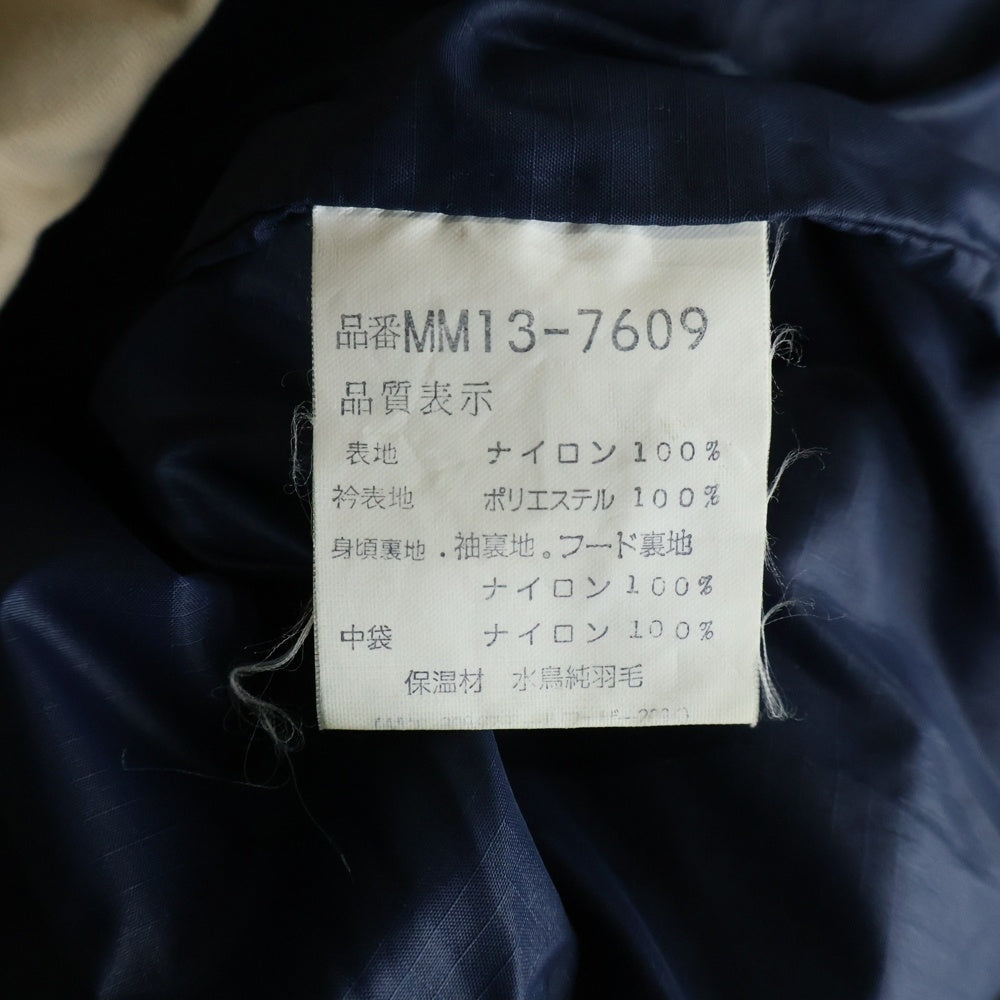 McGREGOR(マクレガー) アームロゴパッチ 中綿 フーデッドジャケット ベージュ MM13-7609