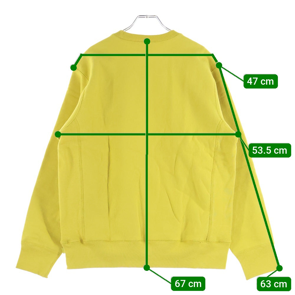 SUPREME(シュプリーム) 18AW Box Logo Crewneck ボックス ロゴ クルーネックスウェットトレーナー イエロー