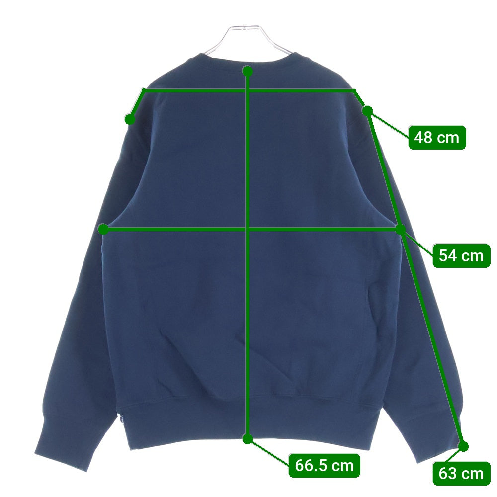 SUPREME(シュプリーム) 18AW Box Logo Crewneck ボックス ロゴ クルーネックスウェットトレーナー ネイビー