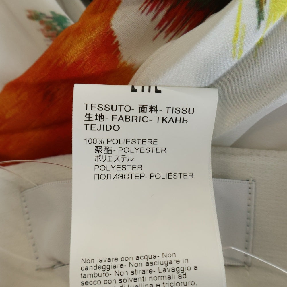 MSGM(エムエスジーエム) FLARED PRINTED HIGH-RISE SKIRT フレア フラワープリンテッド ハイライズ プリーツスカート マルチカラー レディース 3141MDD20P