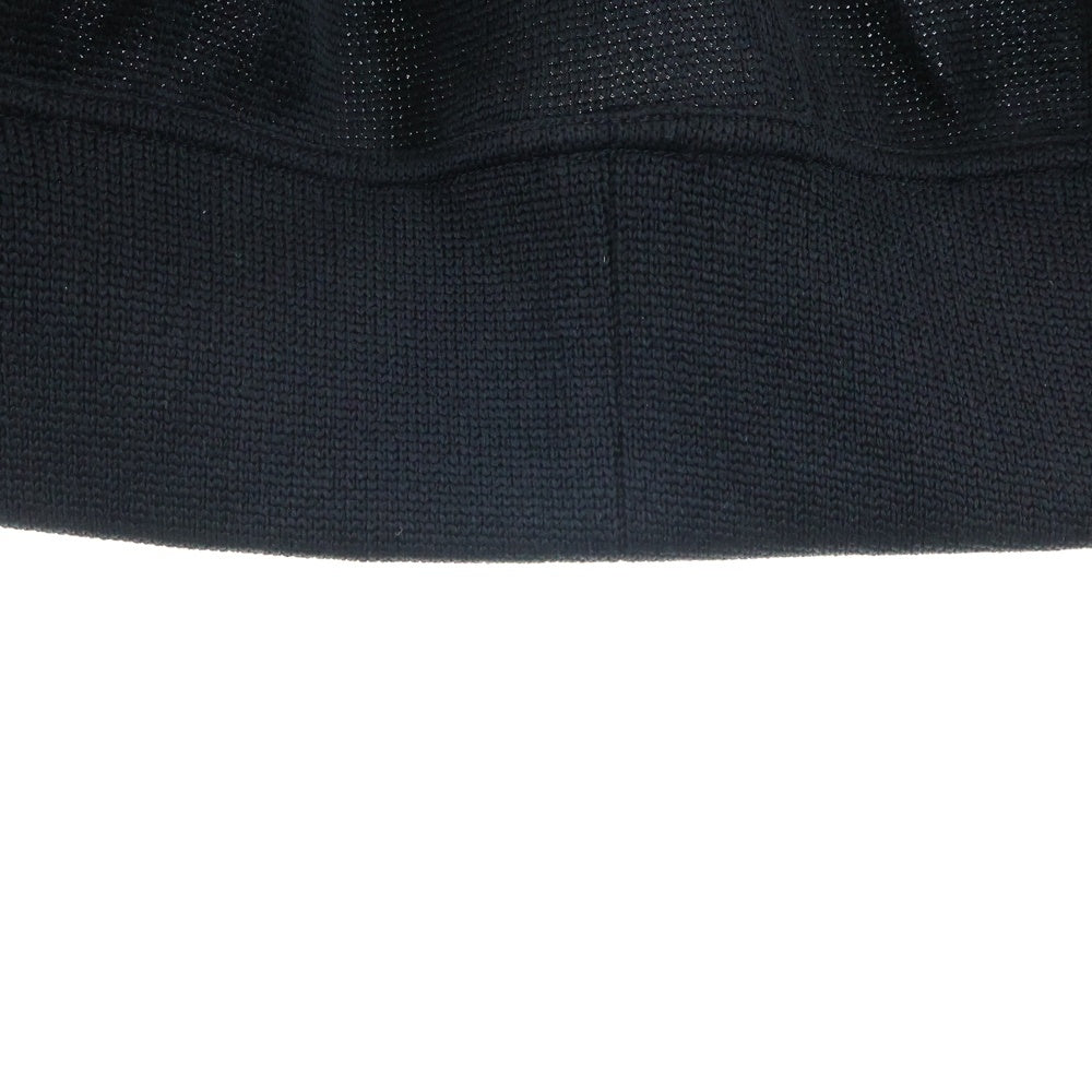 SHARE SPIRIT(シェアスピリット) ベルトネックデザイン ポリエステルニット ハイネックセーター ブラック レディース KA2105