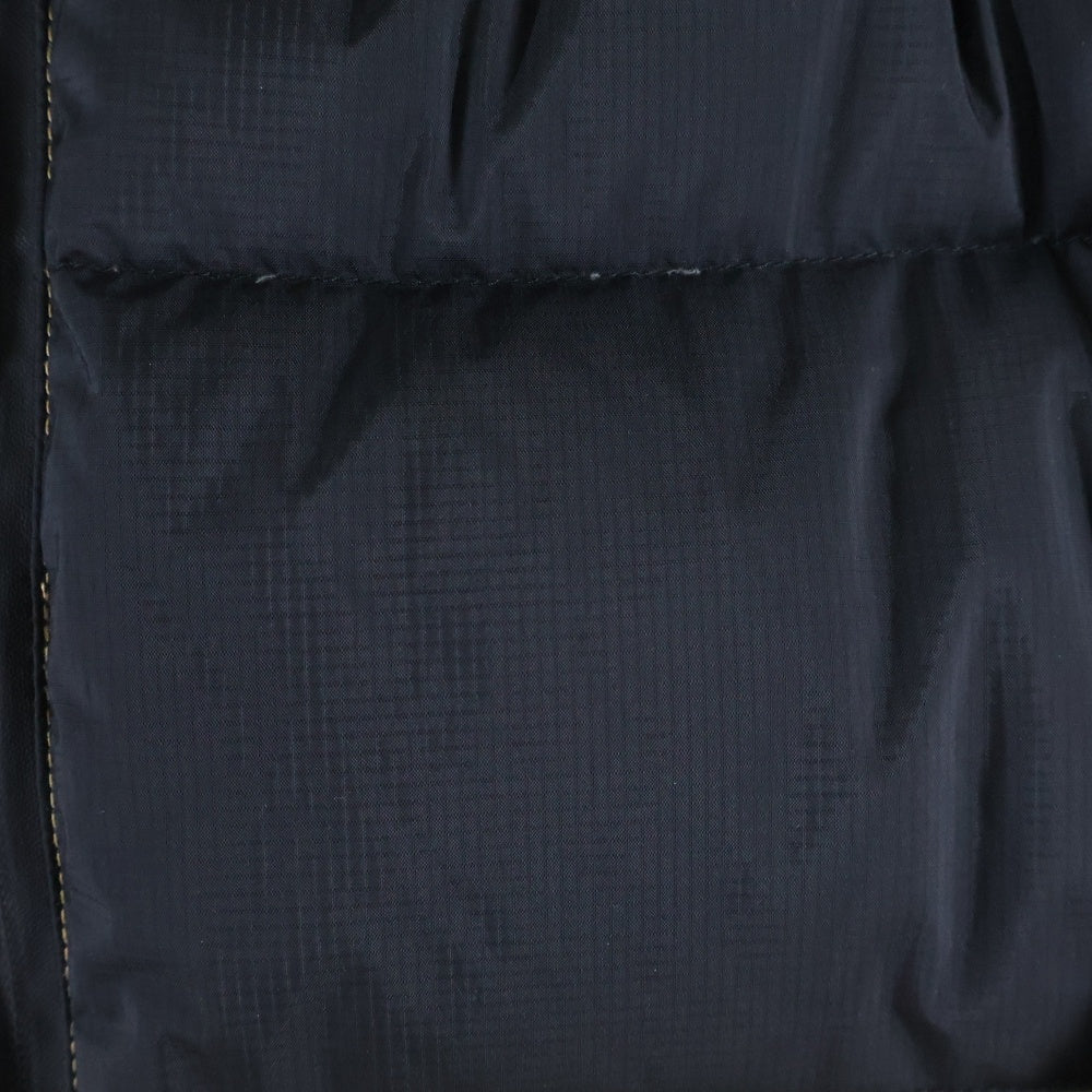 NANGA(ナンガ) ×KRIFF MAYER クリフメイヤー アームロゴデザイン フーデッド ジップアップ ダウンジャケット ブラウン 1929954