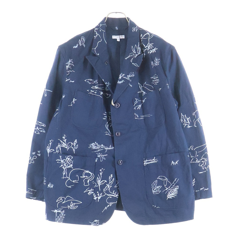 Engineered Garments(エンジニアド ガーメンツ) Tailored Jacket テーラードジャケット 柄物 ネイビー