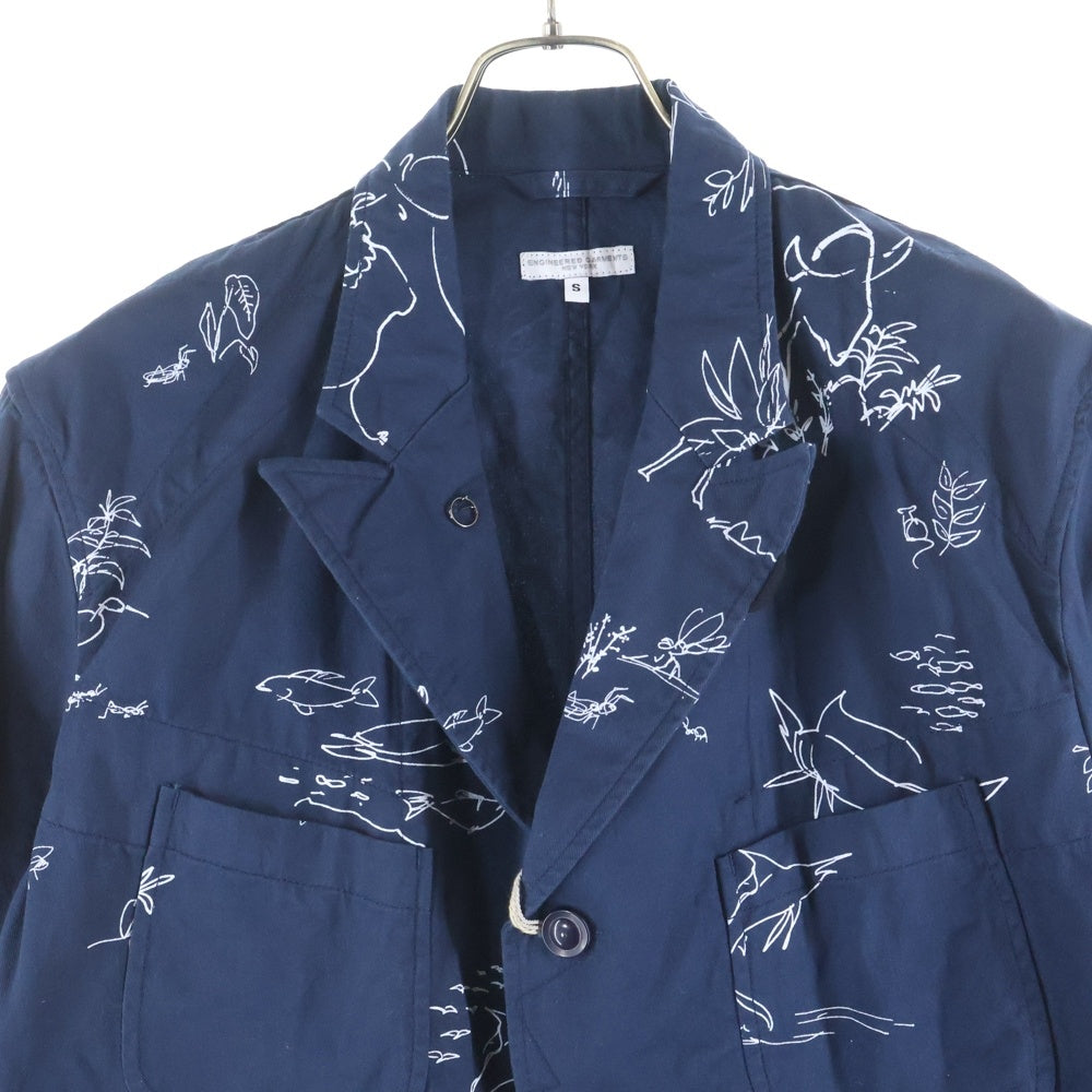 Engineered Garments(エンジニアド ガーメンツ) Tailored Jacket テーラードジャケット 柄物 ネイビー