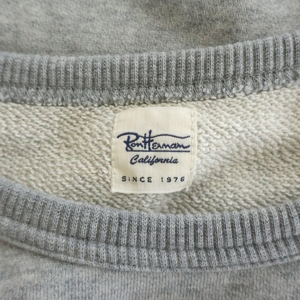 Ron Herman California(ロンハーマン カリフォルニア) スウェット クルーネック半袖Tシャツ カットソー グレー RMC-24FM-074