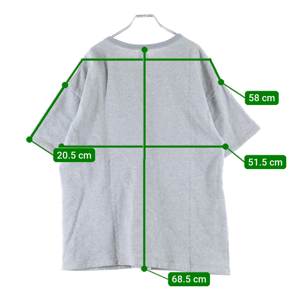 Ron Herman California(ロンハーマン カリフォルニア) スウェット クルーネック半袖Tシャツ カットソー グレー RMC-24FM-074
