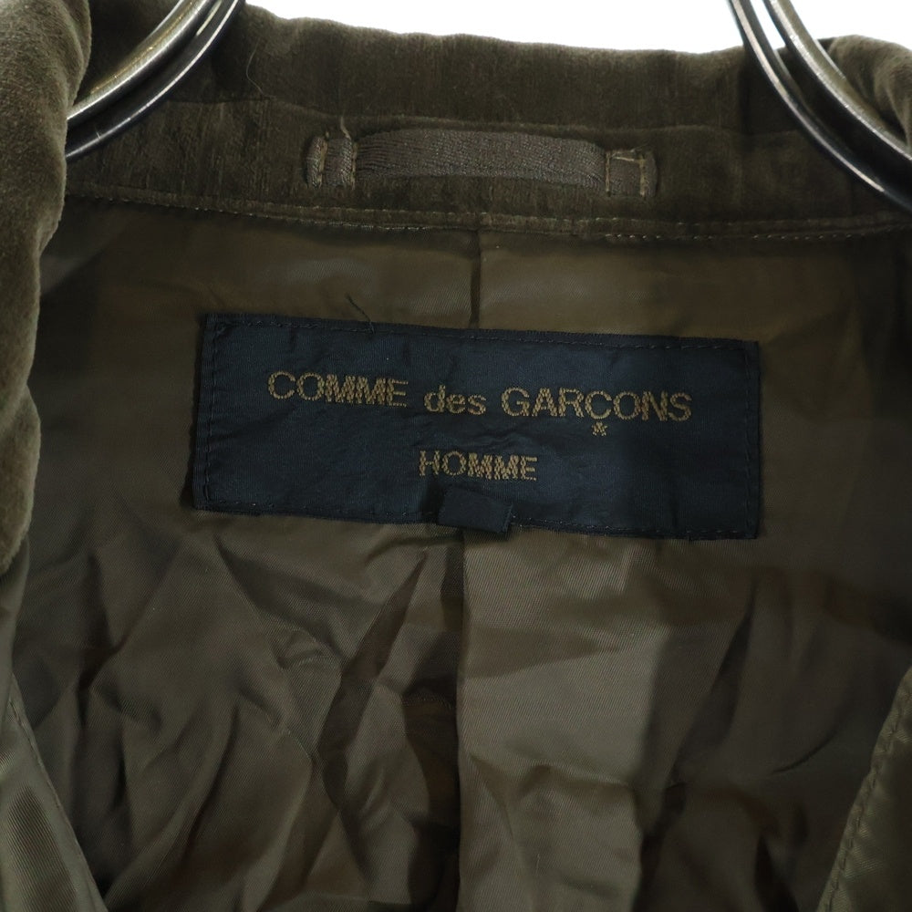 COMME des GARCONS HOMME(コムデギャルソンオム) 15AW AD2015 ベルベット マルチボタン テーラードジャケット ブラウン HP-J016