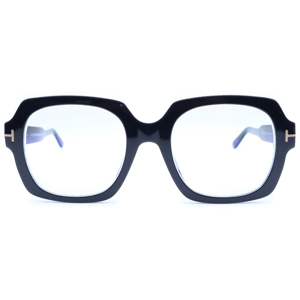 TOM FORD(トムフォード) AUTUMN スクエアシェイプ アイウェア サングラス メガネ ブラック 度入り TF660 01C