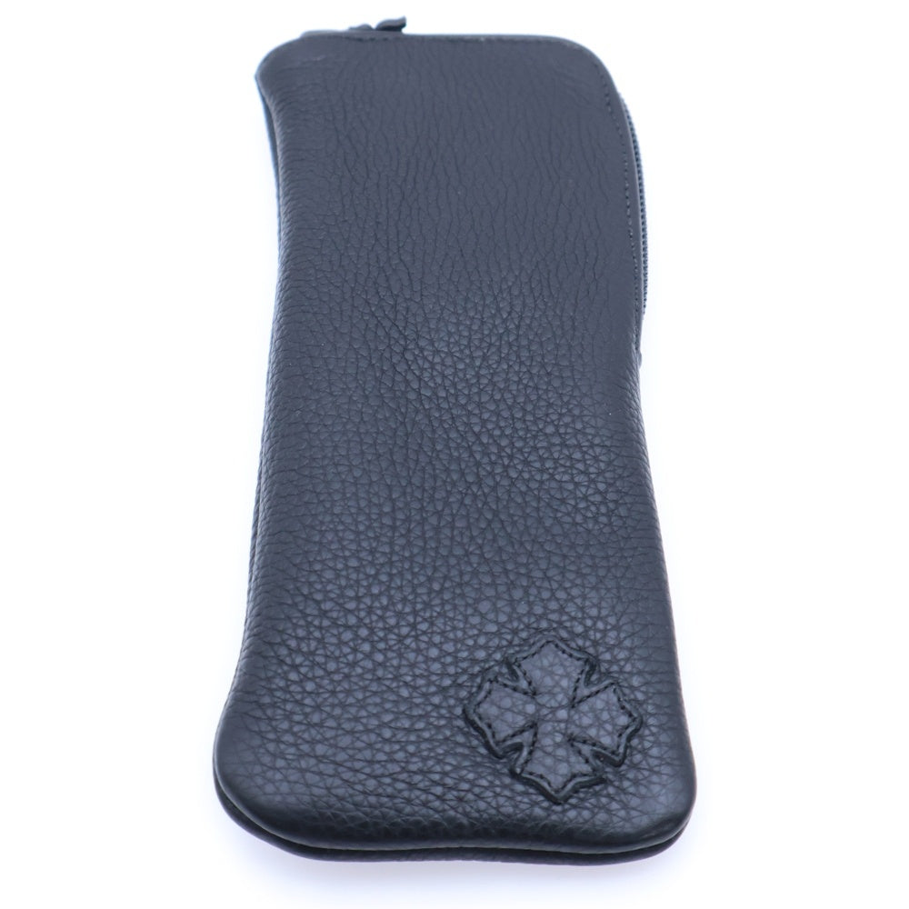 CHROME HEARTS(クロムハーツ) VERTICAL SMILE 2 サイドエタニティハーフリム アイウェア サングラス メガネ ブラック 度入り