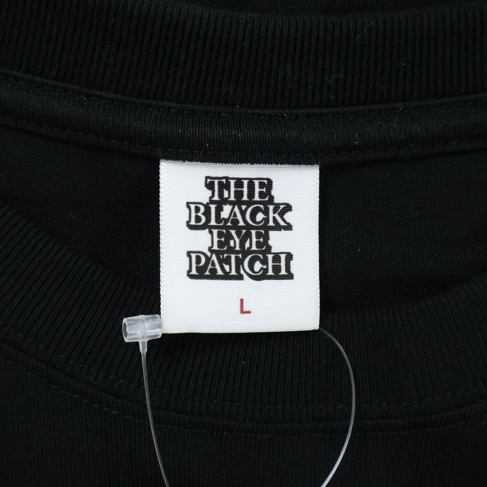 THE BLACK EYE PATCH(ブラックアイパッチ) 両面プリント クルーネック半袖Tシャツ カットソー ブラック