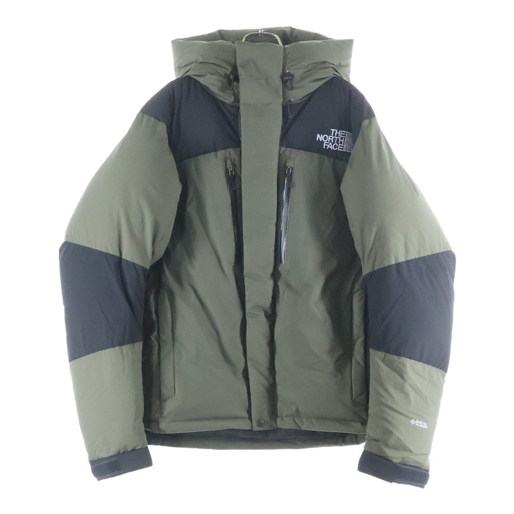 THE NORTH FACE(ザノースフェイス) BALTRO LIGHT JACKET GORE-TEX バルトロライトジャケット フーデッドジップアップダウンジャケット ゴアテックス カーキ/ブラック ND92240