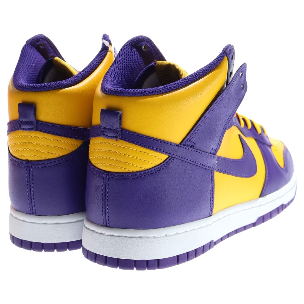 NIKE(ナイキ) DUNK HIGH RETRO LAKERS ダンク レトロ レイカーズ ハイカットスニーカー パープル/イエロー US11/29cm DD1399-500