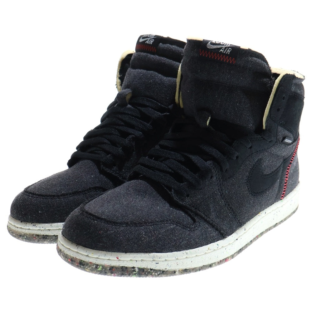 NIKE(ナイキ) AIR JORDAN 1 HIGH ZOOM CRATER エアジョーダン1 ズーム クレーター ハイカットスニーカー ブラック US11/29cm CW2414-001