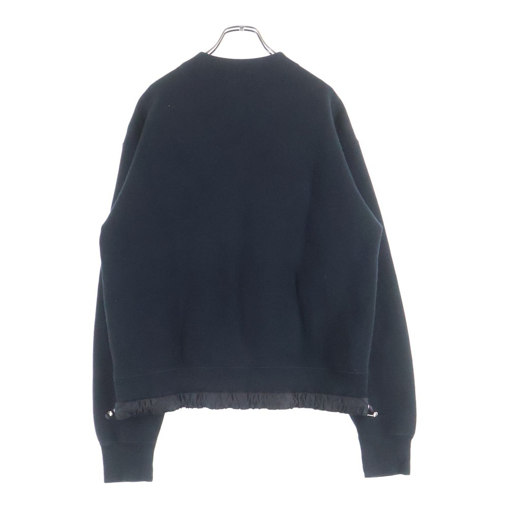 Sacai(サカイ) 22AW Studs Sponge Sweat Pullover スタッズ クルーネック スウェットトレーナー ブラック 22-02865M