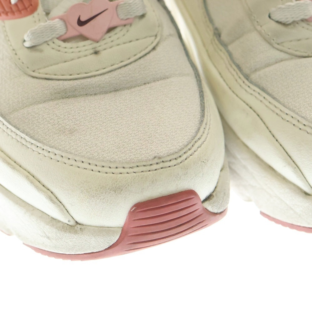 NIKE(ナイキ) AIR MAX90 LV8 SE SAIL エアマックス90 バレンタイン ローカットスニーカー ホワイト US8/25cm FZ5164-133